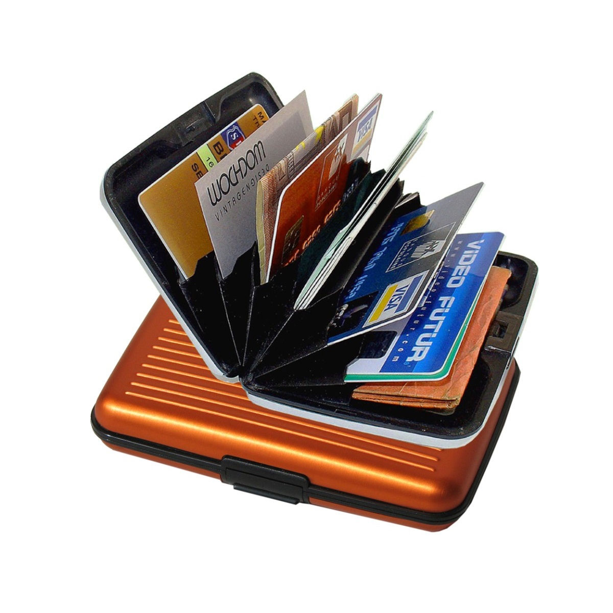 OGON Aluminum Wallet - Orange